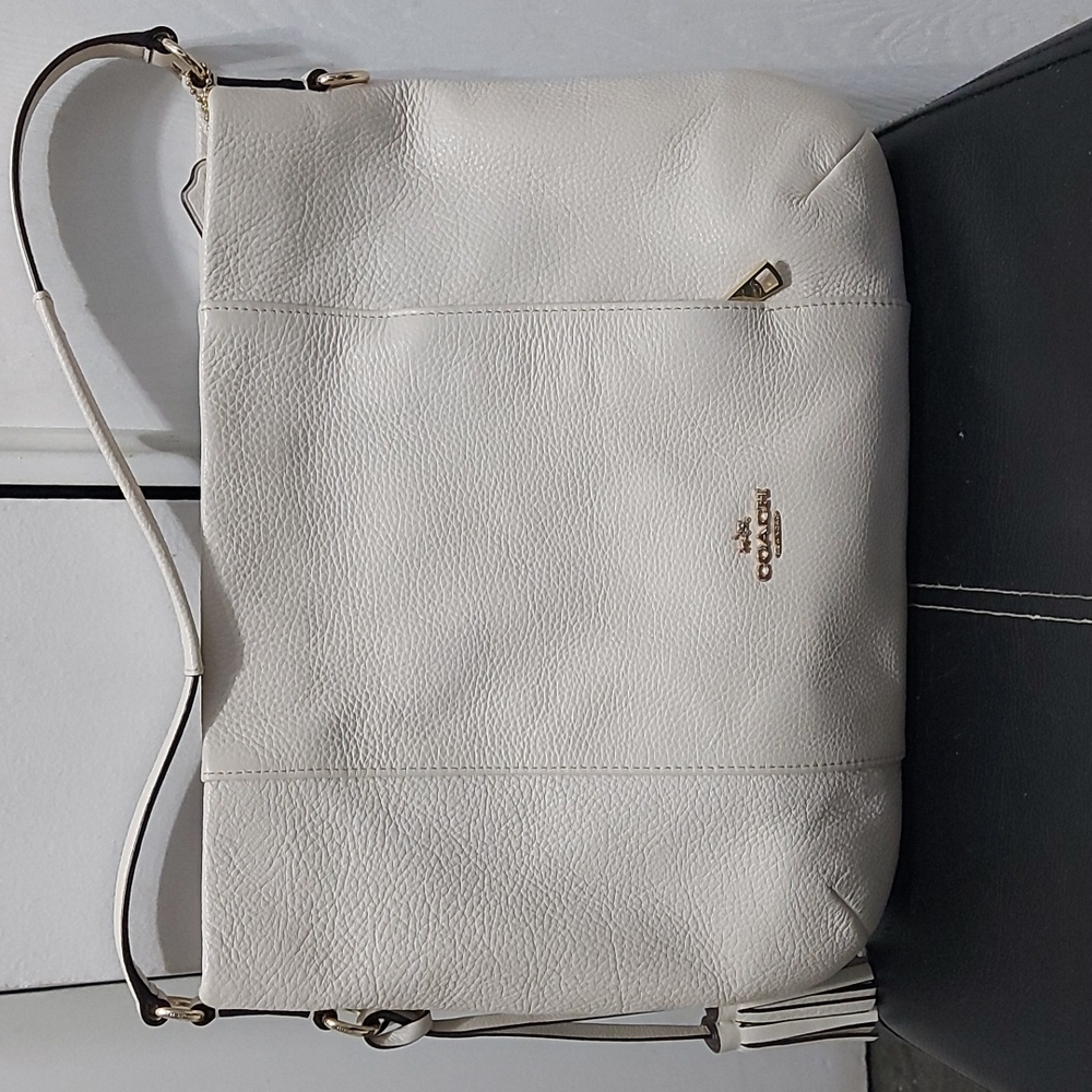 COACH genuine leather, cream purse with tag!